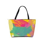 Colorful Paint brush  Shoulder Handbags Back