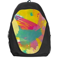 Colorful Paint Brush  Backpack Bag by Brittlevirginclothing