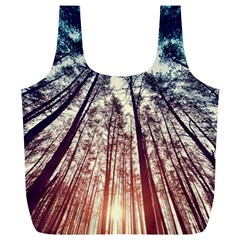 Lovely Up View Forest  Full Print Recycle Bags (l)  by Brittlevirginclothing