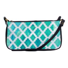 Blue Mosaic  Shoulder Clutch Bags by Brittlevirginclothing