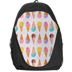 Colorful Ice Cream  Backpack Bag by Brittlevirginclothing