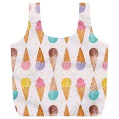 Colorful Ice Cream  Full Print Recycle Bags (l)  by Brittlevirginclothing