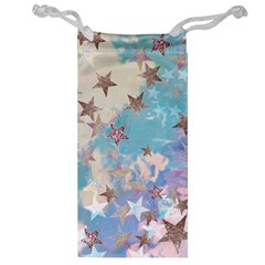 Pastel Colored Stars  Jewelry Bag by Brittlevirginclothing