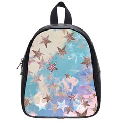 Pastel Colored Stars  School Bags (small)  by Brittlevirginclothing