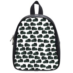 Black Cat School Bags (small)  by Brittlevirginclothing