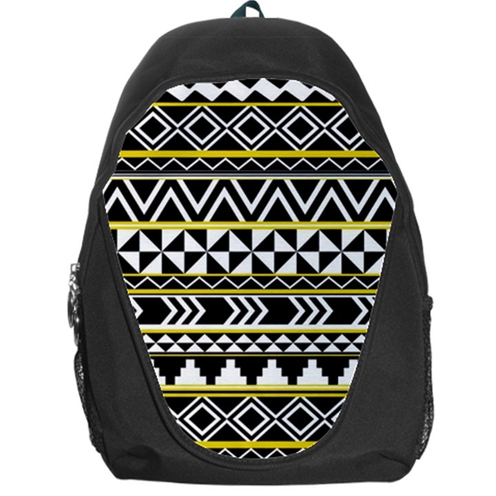 Black bohemian Backpack Bag