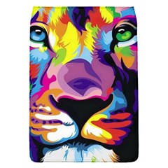 Colorful Lion s Face  Flap Covers (s)  by Brittlevirginclothing