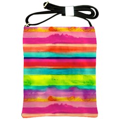 Painted paper  Shoulder Sling Bags