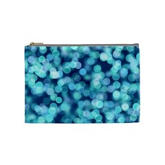 Blue Toned Light  Cosmetic Bag (medium)  by Brittlevirginclothing