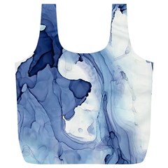 Paint In Water Full Print Recycle Bags (l)  by Brittlevirginclothing