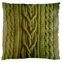 Green Cables Standard Flano Cushion Case (two Sides) by DeneWestUK