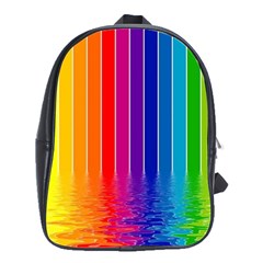 Fading Rainbow School Bags(large)  by Brittlevirginclothing