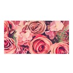 Beautiful pink roses  Satin Wrap Front