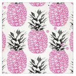 Cute pink pineapple  Large Satin Scarf (Square) Front