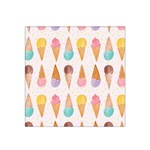 Cute ice cream Satin Bandana Scarf Front