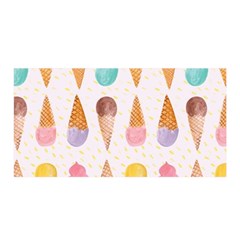 Cute Ice Cream Satin Wrap