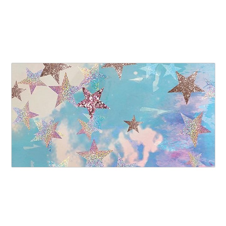 Pastel stars Satin Shawl