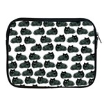 Black cat Apple iPad 2/3/4 Zipper Cases Front