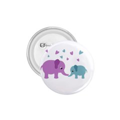 Elephant Love 1 75  Buttons by Valentinaart