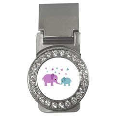 Elephant Love Money Clips (cz)  by Valentinaart