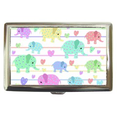 Elephant pastel pattern Cigarette Money Cases