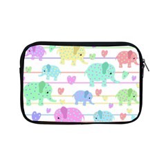 Elephant pastel pattern Apple iPad Mini Zipper Cases