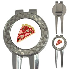 Pizza Slice 3-in-1 Golf Divots by Valentinaart