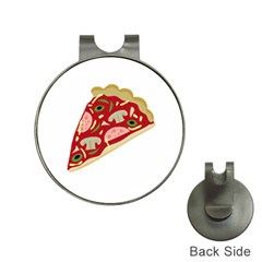 Pizza Slice Hat Clips With Golf Markers by Valentinaart