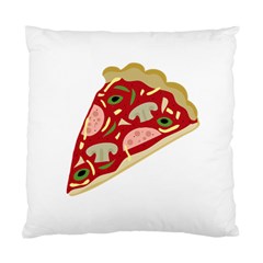 Pizza Slice Standard Cushion Case (two Sides) by Valentinaart