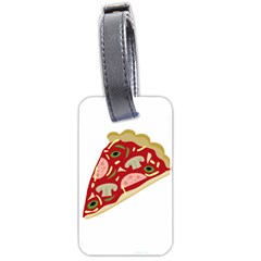 Pizza Slice Luggage Tags (two Sides) by Valentinaart