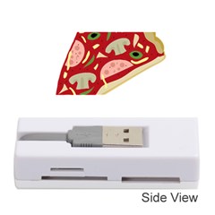 Pizza Slice Memory Card Reader (stick)  by Valentinaart