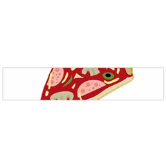 Pizza Slice Flano Scarf (small) by Valentinaart