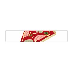 Pizza Slice Flano Scarf (mini) by Valentinaart