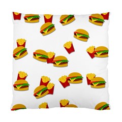 Hamburgers And French Fries  Standard Cushion Case (one Side) by Valentinaart