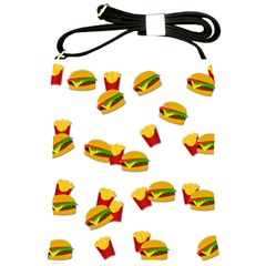 Hamburgers And French Fries  Shoulder Sling Bags by Valentinaart