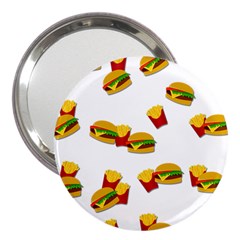 Hamburgers And French Fries  3  Handbag Mirrors by Valentinaart