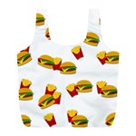 Hamburgers and french fries  Full Print Recycle Bags (L)  Front