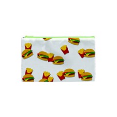 Hamburgers And French Fries  Cosmetic Bag (xs) by Valentinaart