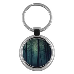 Dark Forest Key Chains (round)  by Brittlevirginclothing