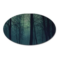 Dark Forest Oval Magnet by Brittlevirginclothing