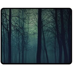 Dark Forest Fleece Blanket (medium)  by Brittlevirginclothing