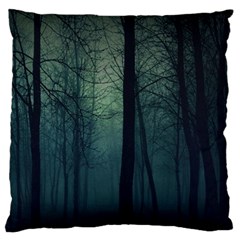 Dark Forest Large Flano Cushion Case (two Sides) by Brittlevirginclothing