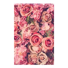 Beautiful Pink Roses Shower Curtain 48  X 72  (small)  by Brittlevirginclothing