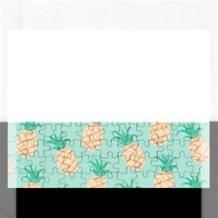 Pineapple Rectangular Jigsaw Puzzl by Brittlevirginclothing