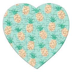 Pineapple Jigsaw Puzzle (heart) by Brittlevirginclothing