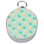 Pineapple Silver Compasses Front