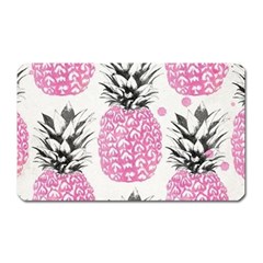 Pink Pineapple Magnet (rectangular) by Brittlevirginclothing