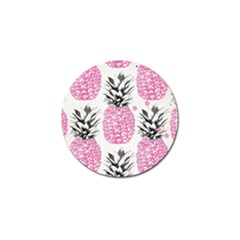 Pink Pineapple Golf Ball Marker by Brittlevirginclothing