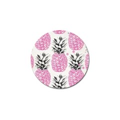 Pink Pineapple Golf Ball Marker (4 Pack) by Brittlevirginclothing