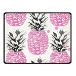 pink pineapple Fleece Blanket (Small) 50 x40  Blanket Front